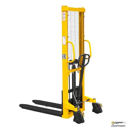 Ручной гидравлический штабелер СМАРТЛИФТ (SMARTLIFT) SDA 1016 (г/п 1000 кг; 1,6 м; фиксированные вилы)