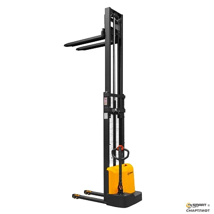 Сопровождаемый штабелер электрический самоходный СМАРТЛИФТ (SMARTLIFT) QDA12EL03 (г/п 1200 кг; 3 м; li-ion 24В / 50Ач)