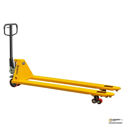 Гидравлическая тележка (рохля)  СМАРТЛИФТ (SMARTLIFT) SD-L (AC25; г/п 2500 кг; 1800х550 мм; PDP)