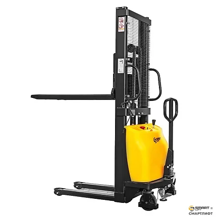Штабелер с электроподъемом СМАРТЛИФТ (SMARTLIFT) BDA 1016 (г/п 1000 кг; 1,6 м; 12В / 120Ач)