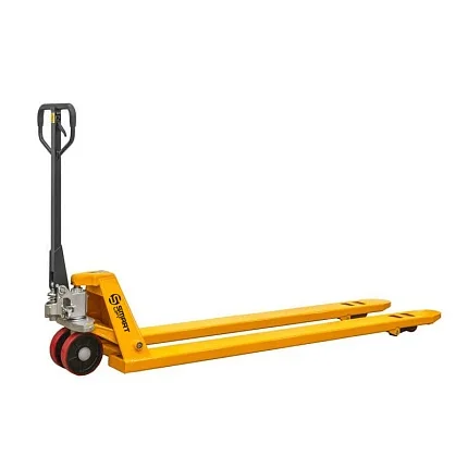 Гидравлическая тележка (рохля)  SMARTLIFT SD-L (BF25; г/п 2500 кг; 2000х550 мм; PDP) 