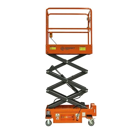 Подъемник ножничный несамоходный SMARTLIFT SJY-0.3-3.9 (г/п 300 кг; 220В; 3,9 м) 