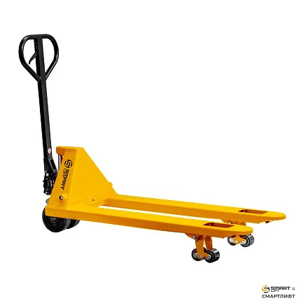 Гидравлическая тележка (рохля)  СМАРТЛИФТ (SMARTLIFT) SB (DF-III; г/п 2500 кг; 1150x550 мм; PDP)