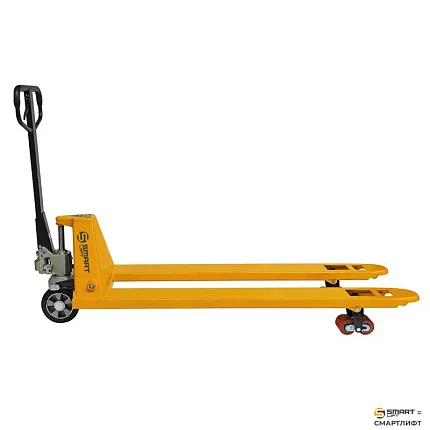 Гидравлическая тележка (рохля)  СМАРТЛИФТ (SMARTLIFT) SD-L (BF25; г/п 2500 кг; 1500х550 мм; RDP)