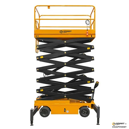 Подъемник ножничный самоходный СМАРТЛИФТ (SMARTLIFT) SJY-0.3-13A (г/п 300 кг; 12,8 м)