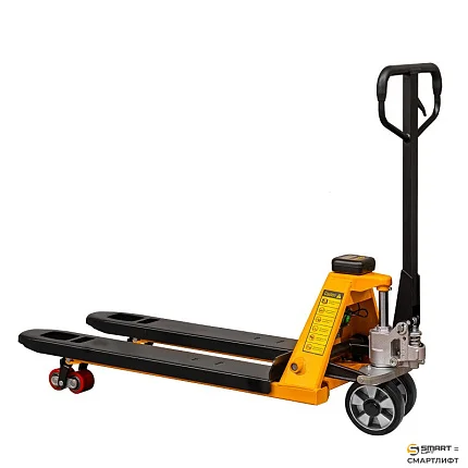 Гидравлическая тележка (рохля) с весами  СМАРТЛИФТ (SMARTLIFT) BFC-8 (г/п 2000 кг; 1150х560 мм; RDP)