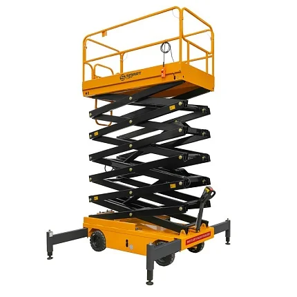 Подъемник ножничный самоходный SMARTLIFT SJY-0.3-13A (г/п 300 кг; 12,8 м) 