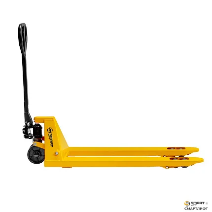 Гидравлическая тележка (рохля)  СМАРТЛИФТ (SMARTLIFT) SB (DB; г/п 2000 кг; 1150х550 мм; PDP)
