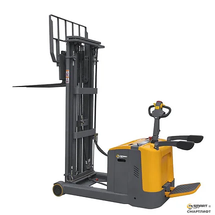 Штабелер электрический самоходный СМАРТЛИФТ (SMARTLIFT) CQD20R (г/п 2000 кг; 5,6 м; li-ion 25,6В / 300Ач, PV, EPS)