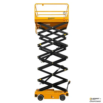 Подъемник ножничный самоходный СМАРТЛИФТ (SMARTLIFT) SJY-0.3-13A (г/п 300 кг; 12,8 м)