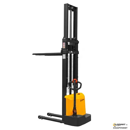 Сопровождаемый штабелер электрический самоходный СМАРТЛИФТ (SMARTLIFT) QDA12EL03 (г/п 1200 кг; 3 м; li-ion 24В / 50Ач)