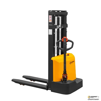 Сопровождаемый штабелер электрический самоходный СМАРТЛИФТ (SMARTLIFT) QDA12EL03 (г/п 1200 кг; 2,5 м; li-ion 24В / 50Ач)