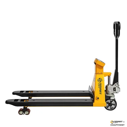 Гидравлическая тележка (рохля) с весами  СМАРТЛИФТ (SMARTLIFT) BFC20 (г/п 2000 кг; 1150х570 мм; RDP)