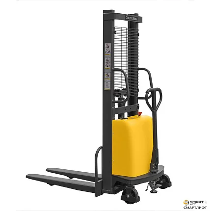 Штабелер с электроподъемом СМАРТЛИФТ (SMARTLIFT) SPN 1516 (г/п 1500 кг; 1,6 м; 12В / 120Ач)