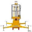 Подъемник одномачтовый СМАРТЛИФТ (SMARTLIFT) GTWY 10-100 (г/п 125 кг; 220В; 10 м) - 8