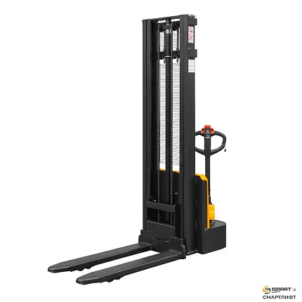 Сопровождаемый штабелер электрический самоходный СМАРТЛИФТ (SMARTLIFT) QDA12EL03 (г/п 1200 кг; 3 м; li-ion 24В / 50Ач)