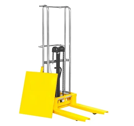 Штабелер гидравлический SMARTLIFT PJ4150 (г/п 400 кг; 1,5 м; с вилами и площадкой) 
