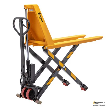 Гидравлическая тележка (рохля)  СМАРТЛИФТ (SMARTLIFT) SD-HL (HLT15; г/п 1500 кг; 1150х540 мм; высокоподъемная 800 мм)