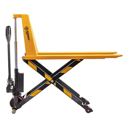 Гидравлическая тележка (рохля)  SMARTLIFT SD-HL (HLT10; г/п 1000 кг; 1150х540 мм; высокоподъемная 800 мм) 