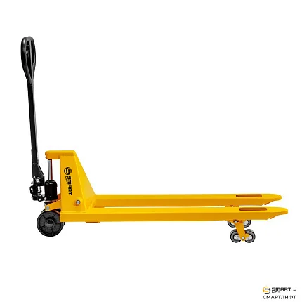 Гидравлическая тележка (рохля)  СМАРТЛИФТ (SMARTLIFT) SB (DB; г/п 2000 кг; 1150х550 мм; PDP)