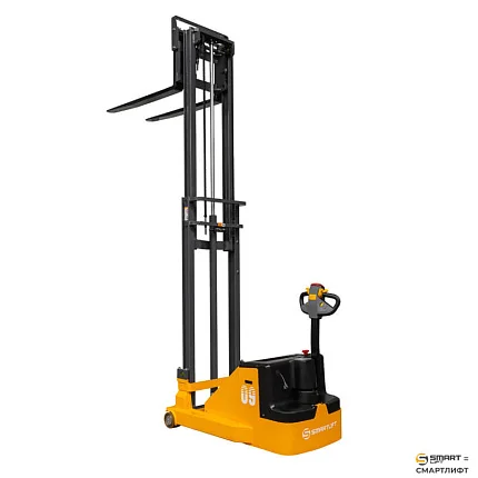 Штабелер самоходный с противовесом электрический СМАРТЛИФТ (SMARTLIFT) MBB09 (г/п 900 кг; 3 м; 24В / 100Ач)