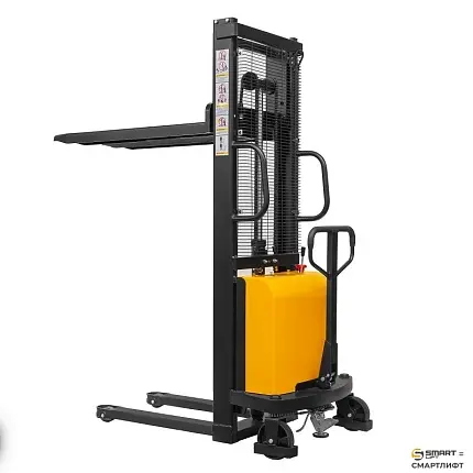Штабелер с электроподъемом СМАРТЛИФТ (SMARTLIFT) SPN 1516 (г/п 1500 кг; 1,6 м; 12В / 120Ач)