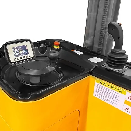 Штабелер электрический самоходный с кабиной SMARTLIFT CDD15C (г/п 1500 кг; 6,5 м; li-ion 25,6В / 225Ач, PV, EPS)
