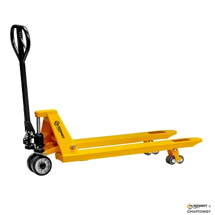 Гидравлическая тележка (рохля)  СМАРТЛИФТ (SMARTLIFT) SB (DB; г/п 2000 кг; 1150x550 мм; RDP)