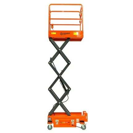 Подъемник ножничный несамоходный SMARTLIFT SJY-0.3-3.9 (г/п 300 кг; 220В; 3,9 м) 