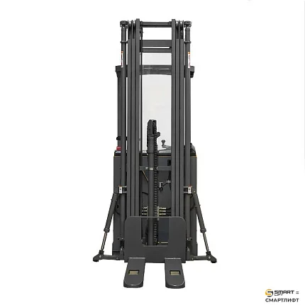 Самоходный штабелер с кабиной электрический СМАРТЛИФТ (SMARTLIFT) CDD15C (г/п 1500 кг; 6,5 м; li-ion 25,6В / 300Ач, PV, EPS)