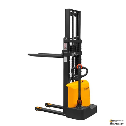 Сопровождаемый штабелер электрический самоходный СМАРТЛИФТ (SMARTLIFT) QDA12EL03 (г/п 1200 кг; 2,5 м; li-ion 24В / 50Ач)
