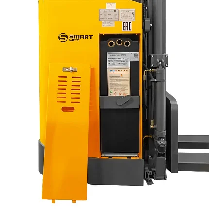 Штабелер электрический самоходный с кабиной SMARTLIFT CDD15C (г/п 1500 кг; 6,5 м; 24В / 400Ач, PV, EPS)