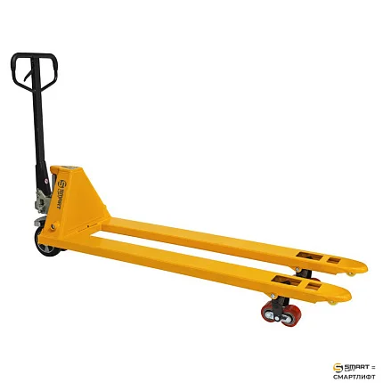 Гидравлическая тележка (рохля)  СМАРТЛИФТ (SMARTLIFT) SD-L (BF25; г/п 2500 кг; 1500х550 мм; RDP)