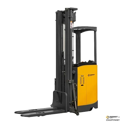 Самоходный штабелер с кабиной электрический СМАРТЛИФТ (SMARTLIFT) CDD15C (г/п 1500 кг; 6,5 м; li-ion 25,6В / 300Ач, PV, EPS)