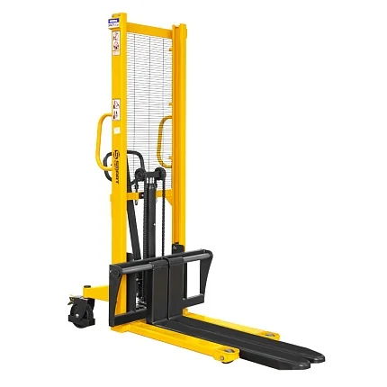 Ручной гидравлический штабелер SMARTLIFT SDA 1516 (г/п 1500 кг; 1,6 м; вилы 300-850 мм) 