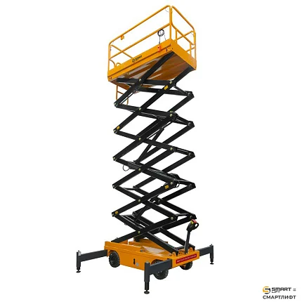 Подъемник ножничный самоходный СМАРТЛИФТ (SMARTLIFT) SJY-0.3-13A (г/п 300 кг; 12,8 м)