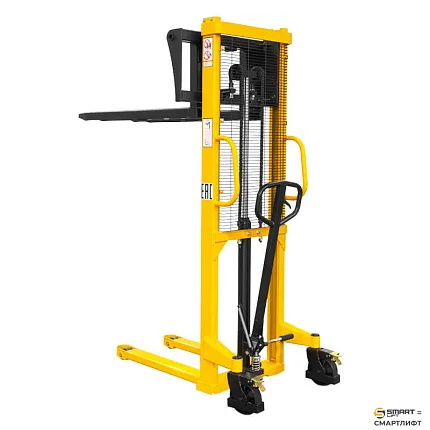 Ручной гидравлический штабелер СМАРТЛИФТ (SMARTLIFT) SDJ 1016 (г/п 1000 кг; 1,6 м; вилы 310-830 мм)