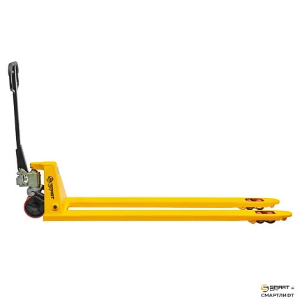 Гидравлическая тележка (рохля)  СМАРТЛИФТ (SMARTLIFT) SD-L (AC25; г/п 2500 кг; 1800х550 мм; PDP)