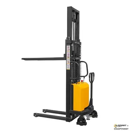 Штабелер с электроподъемом СМАРТЛИФТ (SMARTLIFT) SPN 1530 (г/п 1500 кг; 3 м; 12В / 120Ач)