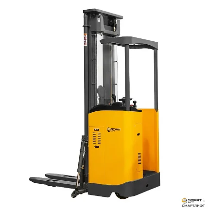 Самоходный штабелер с кабиной электрический СМАРТЛИФТ (SMARTLIFT) CDD15C (г/п 1500 кг; 6,5 м; li-ion 25,6В / 300Ач, PV, EPS)