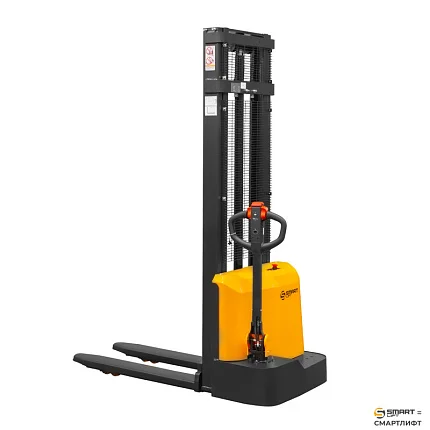 Сопровождаемый штабелер электрический самоходный СМАРТЛИФТ (SMARTLIFT) QDA12EL03 (г/п 1200 кг; 3 м; li-ion 24В / 50Ач)