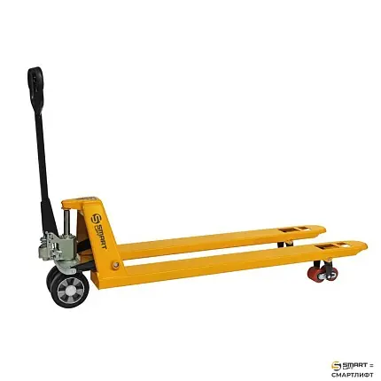 Гидравлическая тележка (рохля)  СМАРТЛИФТ (SMARTLIFT) SD-L (AC25; J; г/п 2500 кг; 1800х550 мм; RDP)