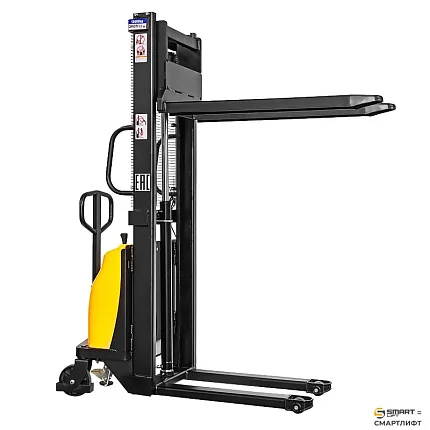 Штабелер с электроподъемом СМАРТЛИФТ (SMARTLIFT) BDA 1016 (г/п 1000 кг; 1,6 м; 12В / 120Ач)