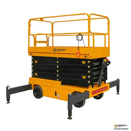 Подъемник ножничный самоходный СМАРТЛИФТ (SMARTLIFT) SJY-0.3-13A (г/п 300 кг; 12,8 м)