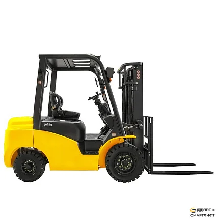 Вилочный погрузчик дизельный СМАРТЛИФТ (SMARTLIFT) CPCD25T8 (г/п 2500 кг; 4,8 м; Mitsubishi S4S)