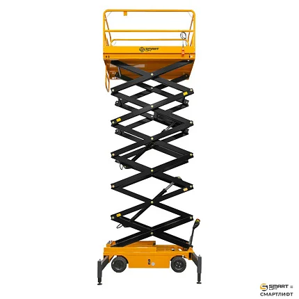 Подъемник ножничный самоходный СМАРТЛИФТ (SMARTLIFT) SJY-0.3-13A (г/п 300 кг; 12,8 м)