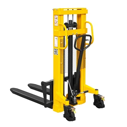 Ручной гидравлический штабелер SMARTLIFT SDA 1020 (г/п 1000 кг; 2 м; вилы 300-850 мм) 
