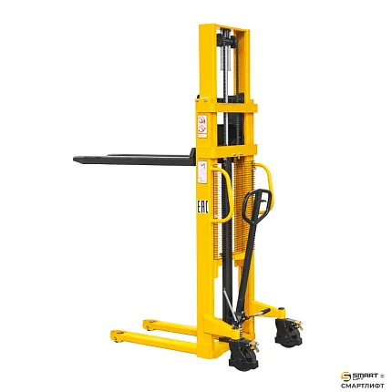 Ручной гидравлический штабелер СМАРТЛИФТ (SMARTLIFT) SDJ 1025 (г/п 1000 кг; 2,5 м; фиксированные вилы)